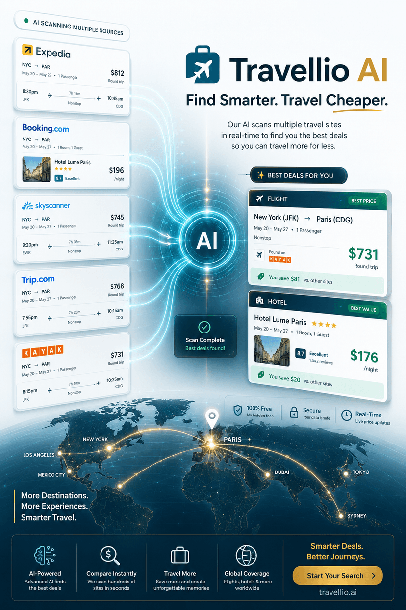 Travellio AI Travell Agent