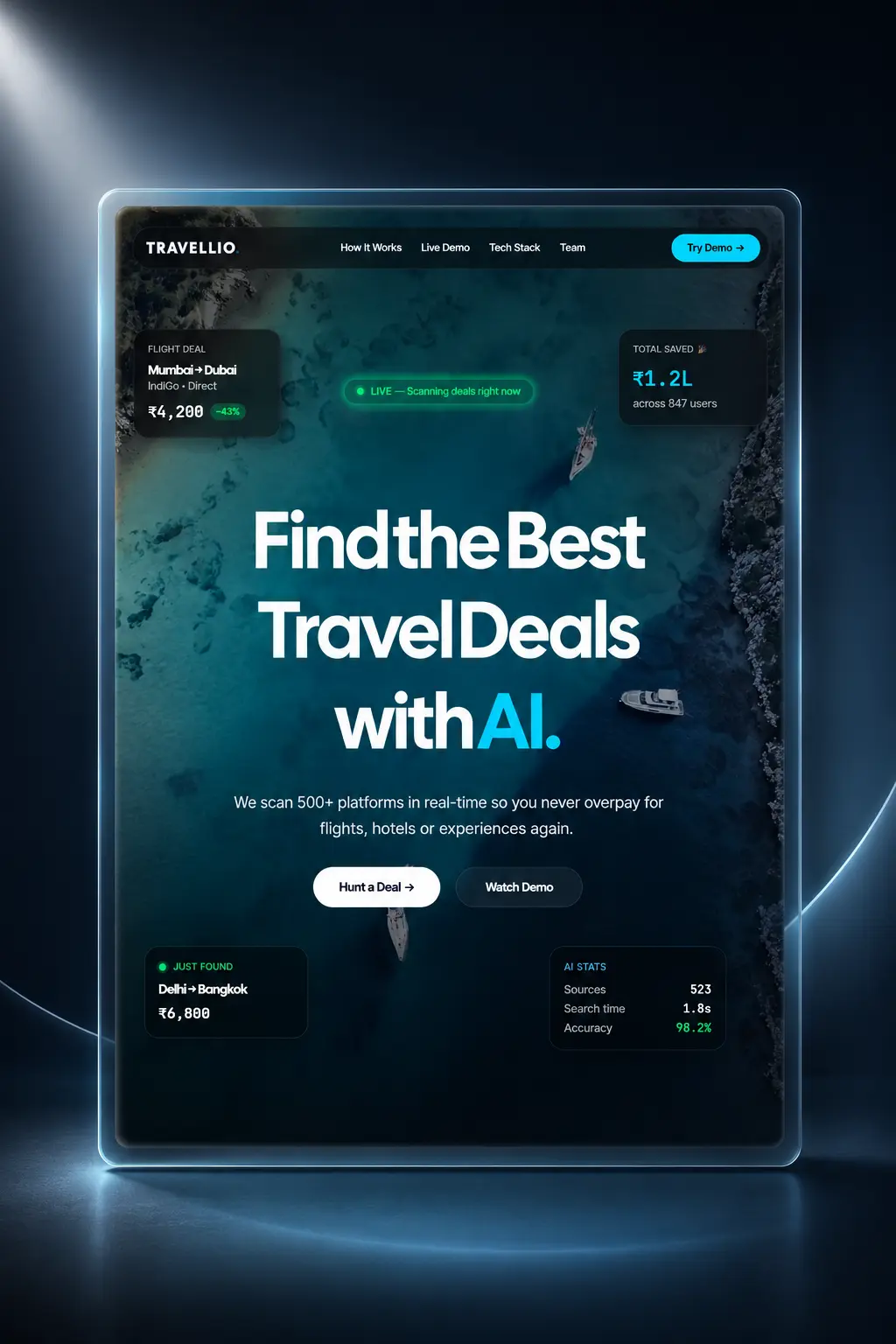 Travellio AI Travell Agent